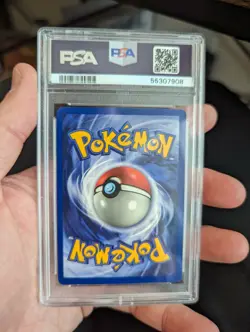 1999 pokemon jungle 1st edition rhyhorn #61 psa 5 - Image 3