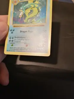 Pokemon Gyarados 6/102 BS Shadowless Base Set Holo Rare Exc - Image 5