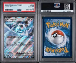 2025 POKEMON PRE EN-PRISMATIC EVOLUTIONS #082 LUGIA EX PSA 10 - Image 3