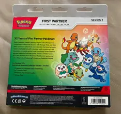 Pokemon TCG: First Partner Illustration Collection—Series 1 + Mega Charizard Tin - Image 3
