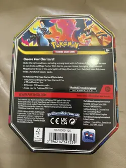 Pokemon TCG: First Partner Illustration Collection—Series 1 + Mega Charizard Tin - Image 4