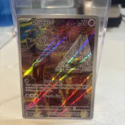Pokemon TCG Drowzee Scarlet & Violet Base Set 210/198 Illustration Rare Holo - Image 1