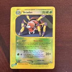 Ariados H03/H32 Aquapolis Holo Pokemon 2002 - Image 1