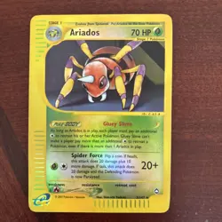 Ariados H03/H32 Aquapolis Holo Pokemon 2002 - Image 2