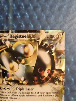 2012 Pokemon Registeel EX #81/124 Dragons Exalted Set Ultra Rare - Image 3