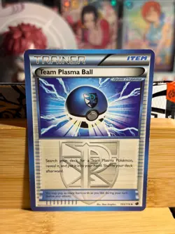 TEAM PLASMA BALL 105/116 Plasma Freeze Uncommon Pokemon TCG Lightly Played - Image 1