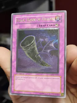 Yugioh: Black Horn Of Heaven - CDIP-EN060 - Ultimate Rare - Unlimited - LP - Image 2