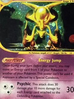 Alakazam H1/H32 Skyridge Holo Rare Pokemon Card - Image 3