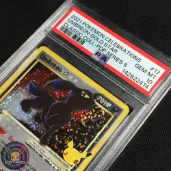 Umbreon GOLD STAR HOLO 17/17 (PSA 10 GEM MINT) Celebrations Pokemon Cards - Image 3