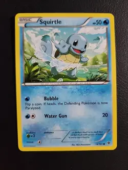Squirtle - 14/101 - 2013 Black & White Plasma Blast Pokemon Card - VLP - Image 1