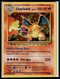 Charizard Holo 11/108 – XY Evolutions – Classic Artwork – Pokemon Card LP/MP - Image 1
