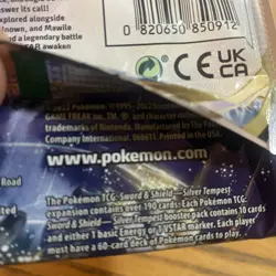 Pokemon TCG Silver Tempest Booster Pack - 10 Cards Sword & Shield SEALED - Image 3