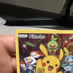 Pokemon Pikachu SWSH020 Promo Holo Card Sword & Shield Basic 70HP Iron Tail - Image 5