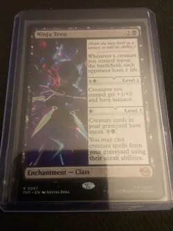 NINJA TEEN x1 mtg NM-M Teenage Mutant Ninja Turtles 1 Rare - Image 1