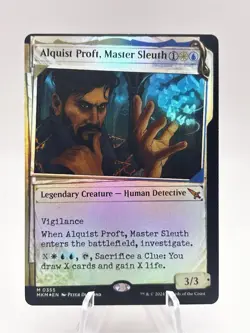 Alquist Proft, Master Sleuth 0355 Showcase Foil Murders Karlov Manor MKM MTG NM - Image 1