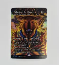 MTG Splinter of the Shadows #0006 Borderless Mythic TMNT Source Material - Image 1