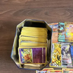 180+ Pokemon Cards Bundle with Tin - Image 4