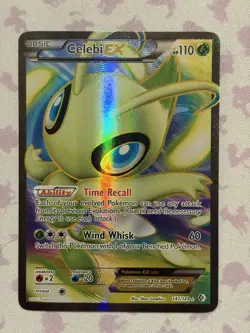 Pokemon Celebi EX - Boundaries Crossed 141/149 - Full Art Holo, NM - Image 1