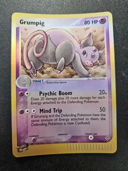 Pokemon EX Dragon Grumpig Reverse Holo Rare 6/97 EXC-NEAR MINT - Image 1