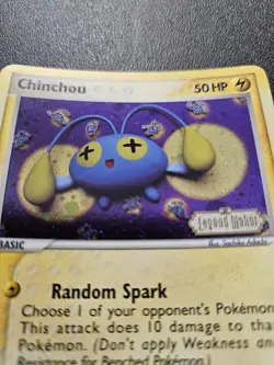 Pokemon EX Legend Maker Chinchou Stamped Reverse Holo 50/92 NEAR MINT - Image 2