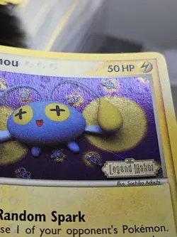 Pokemon EX Legend Maker Chinchou Stamped Reverse Holo 50/92 NEAR MINT - Image 3