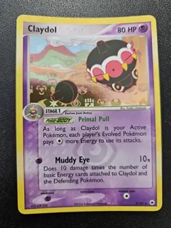 Pokemon EX Hidden Legends Claydol Reverse Holo Rare 2/101 NEAR MINT - Image 1