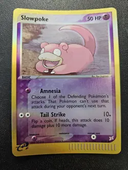 Pokemon EX Team Magma vs Team Aqua Slowpoke Reverse Holo 45/95 EXCELLENT - Image 1