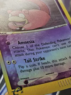 Pokemon EX Team Magma vs Team Aqua Slowpoke Reverse Holo 45/95 EXCELLENT - Image 3