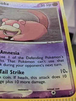 Pokemon EX Team Magma vs Team Aqua Slowpoke Reverse Holo 45/95 EXCELLENT - Image 4