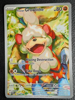 Hisuian Growlithe - 181/167 Twilight Masquerade (Pokemon) Illustration Rare - Image 1