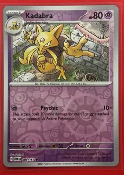 Kadabra 081/167 Pokemon Sv06: Twilight Masquerade Reverse Holo - Image 1