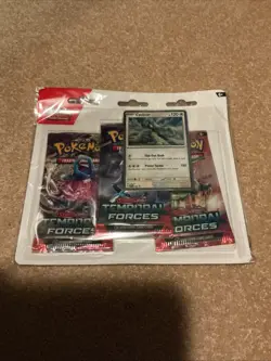 Pokemon TCG Temporal Forces 3 Pack Blister New Sealed - Image 1