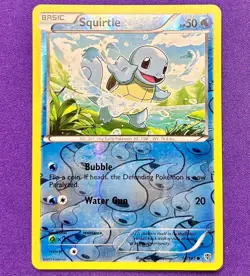 Squirtle | 14/101 | Plasma Blast | 2013 Pokemon Common Reverse Holo | MP - Image 1