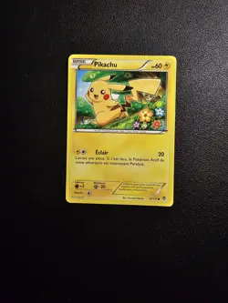 Carte Pokemon COMMUNE Pikachu 27/111 XY3 Poings Furieux Bloc XY FR - Image 1