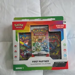 Pokemon TCG First Partner Illustration Collection Series 1 Box Bulbasaur Promo - Image 1