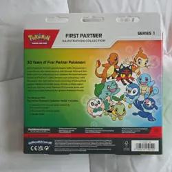 Pokemon TCG First Partner Illustration Collection Series 1 Box Bulbasaur Promo - Image 2