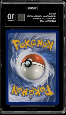 Pokemon Persian Shrouded Fable Illustration Rare #078 TAG 10 Gem Mint - Image 2