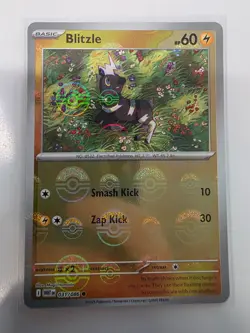 Blitzle 031/086 NM – Poke Ball Holo – 2025 S&V TCG Pokemon White Flare - Image 1