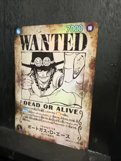 Portgas D. Ace OP13-119 SEC SP Wanted Japanese ONE PIECE Carrying on His Will NM - Image 3