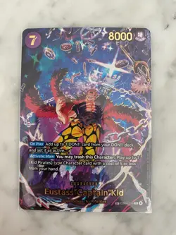 One Piece Eustass Captain Kid EB04-039 SP Alt Art OP14 Egghead Crisis NM - Image 1