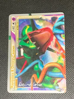 Rayquaza & Deoxys LEGEND - 2011 World Championship Pokemon Card - MP - Image 1
