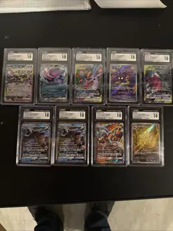 Pokemon- Lot Of 9 CGC Gem Mint 10 Japanese Cards - See Description - Image 1