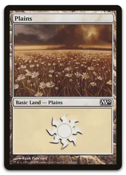 Plains (233) #233 (NM) Magic 2010 M10 Magic MTG - Image 1