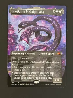 MTG Junji, the Midnight Sky (Borderless FOIL) Kamigawa: Neon Dynasty LP - Image 1