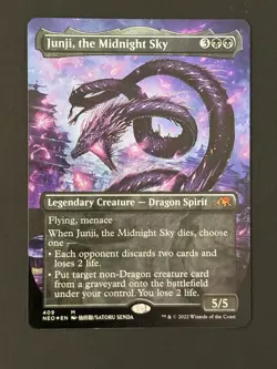 MTG Junji, the Midnight Sky (Borderless) Kamigawa: Neon Dynasty LP - Image 1