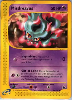 Misdreavus 39/144 Non Holo Skyridge - Pokemon Card - LP - Image 1