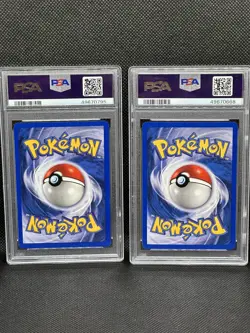 Pokemon Base Set PSA 9 Shadowless SQUIRTLE + WARTORTLE 1999 #63/102 43/102 - Image 2