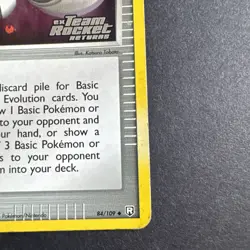 Pokemon EX Team Rocket Returns Trainer Pokemon Retriever Holo Stamped 84/109 - Image 4