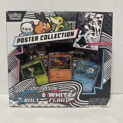 Pokemon TCG Black Bolt & White Flare Unova Poster Collection - Image 1