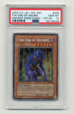 Yugioh The End of Anubis AST-000 Secret Rare PSA 10 1st Edition - Image 1